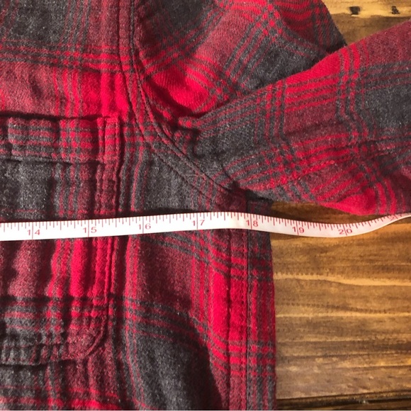 Madewell Plaid Flannel Long Sleeve Button Down Shirt  Small - Picture 6 of 7